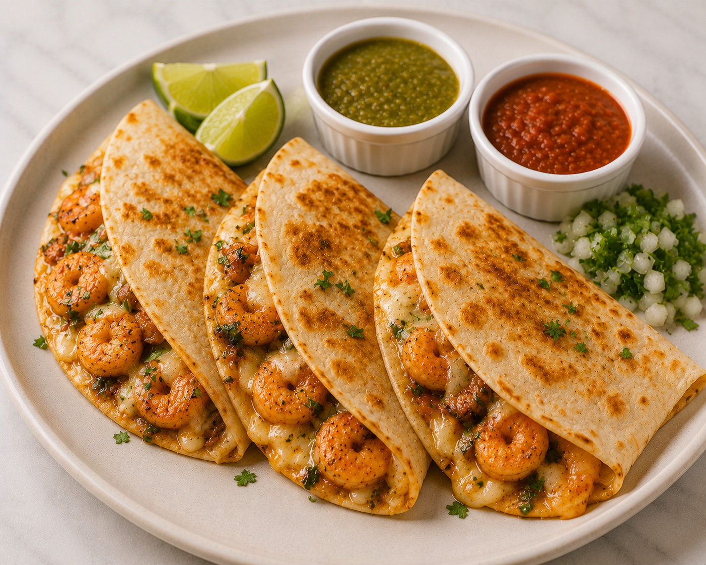 Shrimp Quesadillas